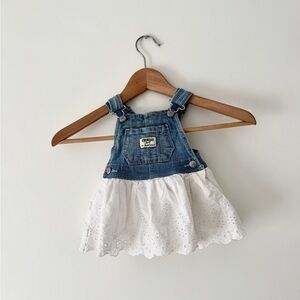 OshKosh B'gosh Denim and White Dress